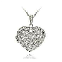 Moissanite Diamond Heart Pendant