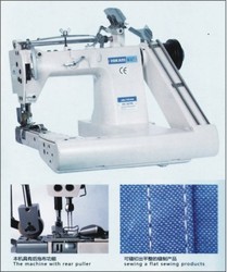 2 Needle Feed Off The Arm Chain Stitch Machine - Metal, Adjustable Speed, Electric Motor, Double Needle, Feed Off The Arm, Versatile Sewing