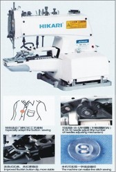 Button Sewer High Speed - 500x300x200 mm White, 100-200W Motor | Smooth Operation, Double Oil Feeding, Versatile Button Types