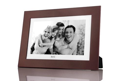 Designer Photo Frames - Wood, 8x10 Inches, Brown | Elegant Design, Durable Material, Acrylic Glass, Stand Included