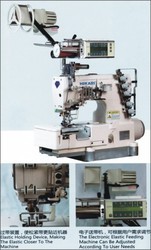Computerized Direct Drive Flat Bed Interlock Machine