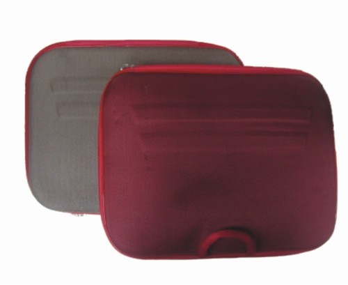 Album Bags - Nylon Material, Maroon-Grey Color - Design: Plain