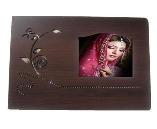 Dark Brown Wooden Finish Cover - Material: Wood