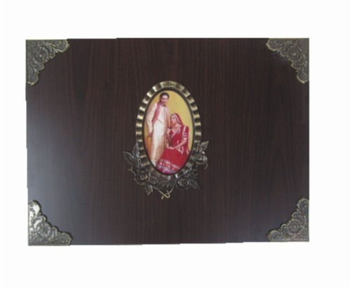 Wooden Cover In Dark Brown Finish - Material: Wood