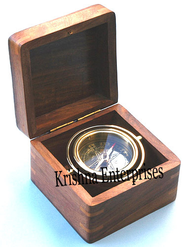 Brass Gimbaled Compass