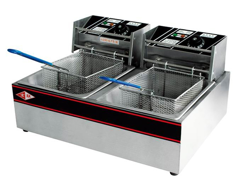 Deep fryer double for hotels and restaurants