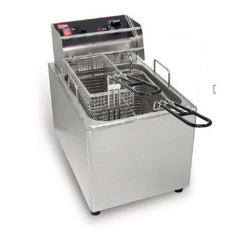 Deep Fryer Single for Hotels and Restaurants - Stainless Steel, 15 Liter, 600x500x800 mm | Fast Cooking, Oil Filtration, Temperature Control