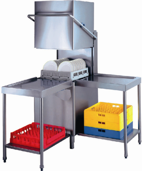 Dish Washing Machine With Loading Table - Stainless Steel, Variable Capacity | Efficient Cleaning, Durable Design, Easy Loading
