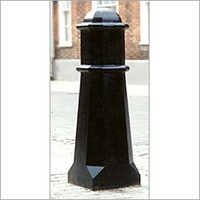 Cast Iron Bollard - Color: Black Brown White Green