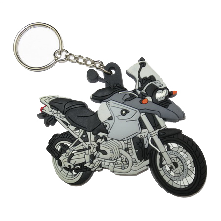 Soft PVC Motorcycle Keychain