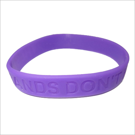 Debossed Logo Silicone Wristband