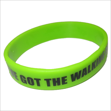 Silkscreen Printed Silicone Wristbands