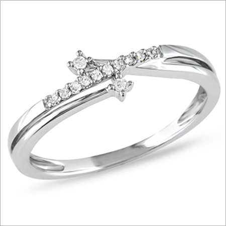 Silver Diamond Ring