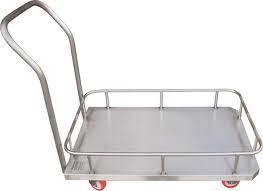 Platform trolley for hotels and restaurants