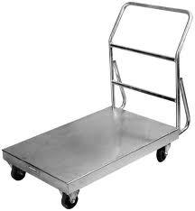 Platform trolley for restaurants and hotels