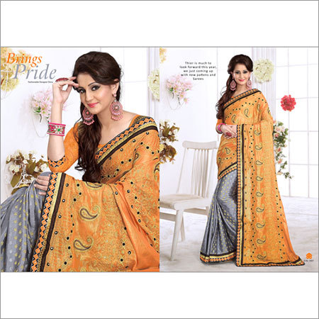 Designer Embroidered Saree