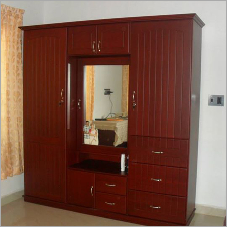 MDF Wood Rubber Almirah