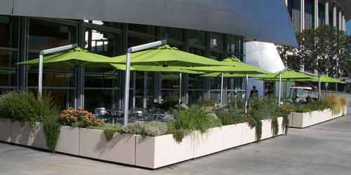 WR Wilshire-Rect 5 - Concrete, 120"L, Beige | Durable, Stylish, Weatherproof, Versatile Outdoor Planter