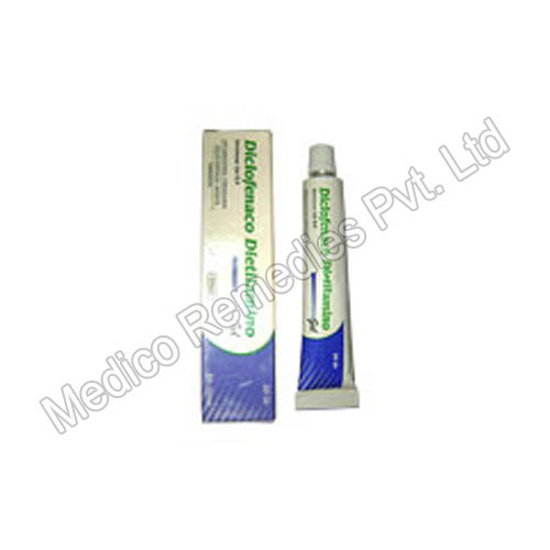 Diclofenac Dietilamino Cream Application: Used To Relieve Pain Associated