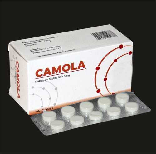 7.50mg Camola Meloxicam Tablets