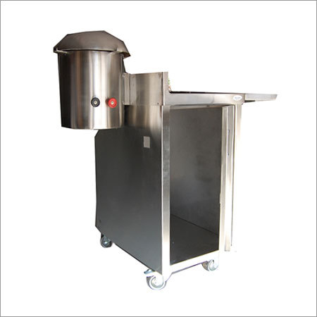 Rumali Roti Trolly RK - Stainless Steel, 1000x600x800 mm | Mobile Unit, 4 Swivel Wheels, Capacity 10-15 Rotis