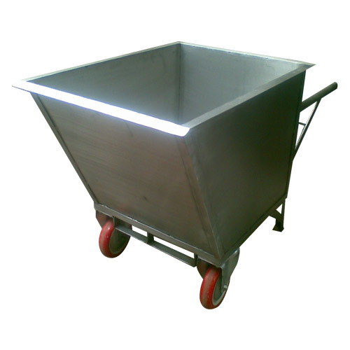 waste bin trolley for hotels and restaurants