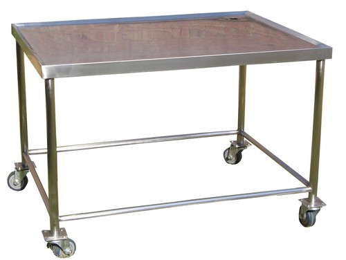 Working Table on wheels for hotels and restaurants