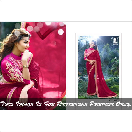 Adorable designer saree