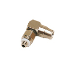 3299 - M3/M5 Thread Male Stud Elbow, Push-In 90° Connection, Strong Build, Full Air Flow, Quality Control, Traceability, RoHS Compliant, ISO 14743