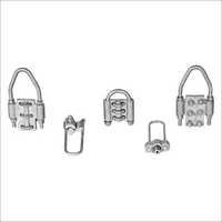 Abc Dead End Anchor Clamp - Color: Silver
