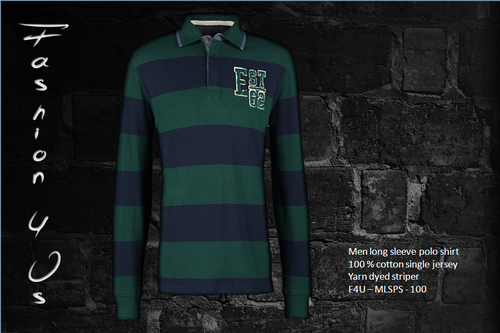 LONG SLEEVE MEN POLO SHIRT