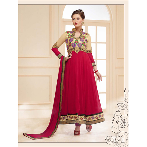 Net Anarkali Suit