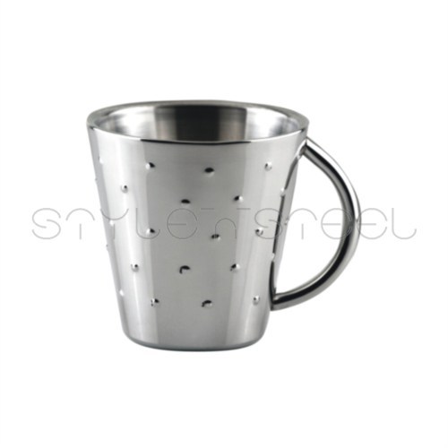 Doule Wall Dotted Coffee Mug