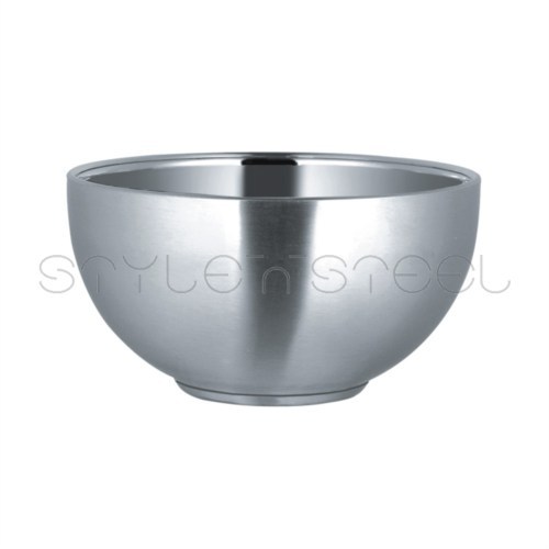 Double Wall Footed Bowl.