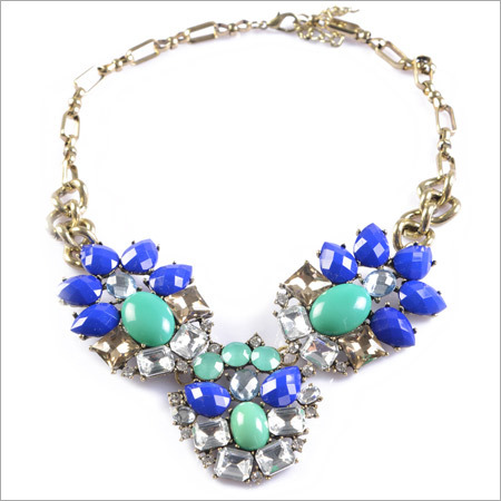 Crystal Floral Necklaces