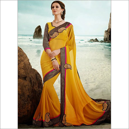 YELLOW SAREE