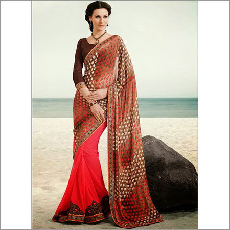 SIMPLE PARTY WEAR SAREE