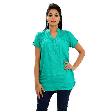 Rayon Dyed Fabric Kurti