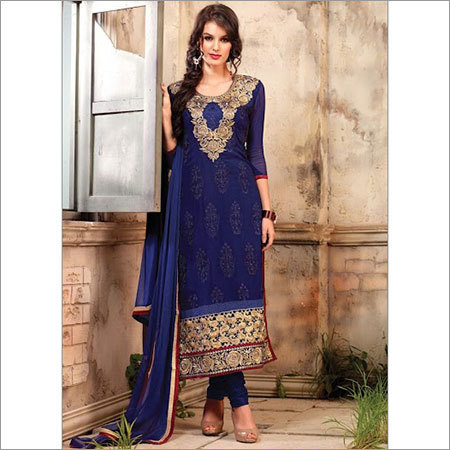 Blue Churidhar Suit