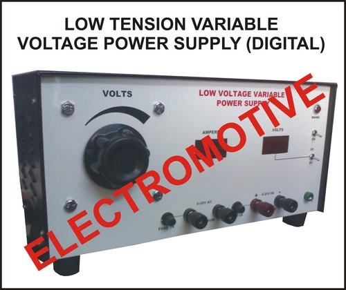 Low Tension Variable Voltage Power Supply