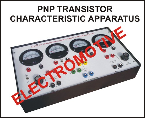PNP TRANSISTOR CHARACTERISTIC APPARATUS
