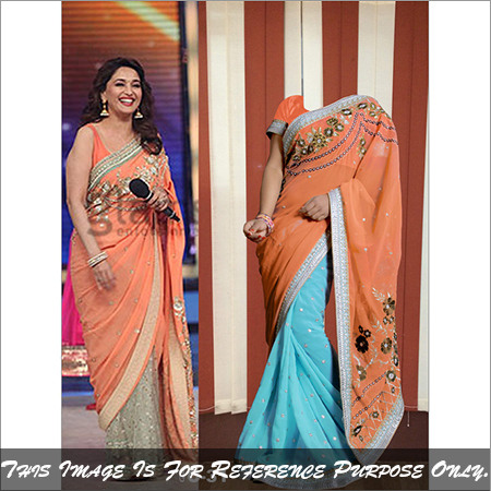 Bridal Designer Exclusive Fancy Saree Bollywood Replica Party Wear Sari - Raw Silk, 6.30 Size, Pink Color, Embroidered Design, Short Sleeves, Washable