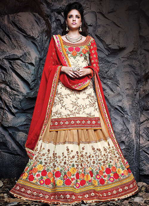 EMBROIDERED LEHENGA