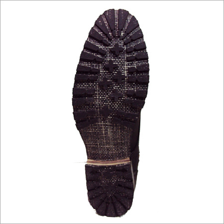 Boot Sole - Rubber 35-45 Size Black, 60-70 Shore A Hardness, Durable Comfortable Long-Lasting