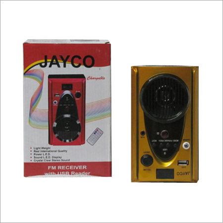 FM Receiver With USB Reader Play