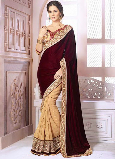 VELVET SAREE