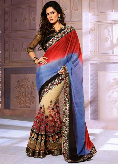 FULL EMBROIDERY SAREES