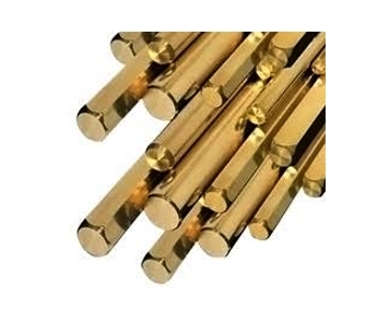Brass Extrusion Rods - Various Diameters, Customizable Lengths | Corrosion Resistant, Strong Design, Perfectly Polished