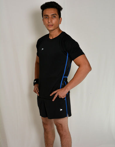 Black / R.Blue Running Wear