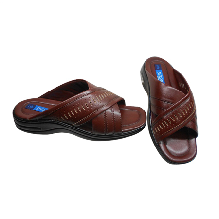 Mens Leather Slippers